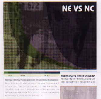 NE Vs. NC CD art